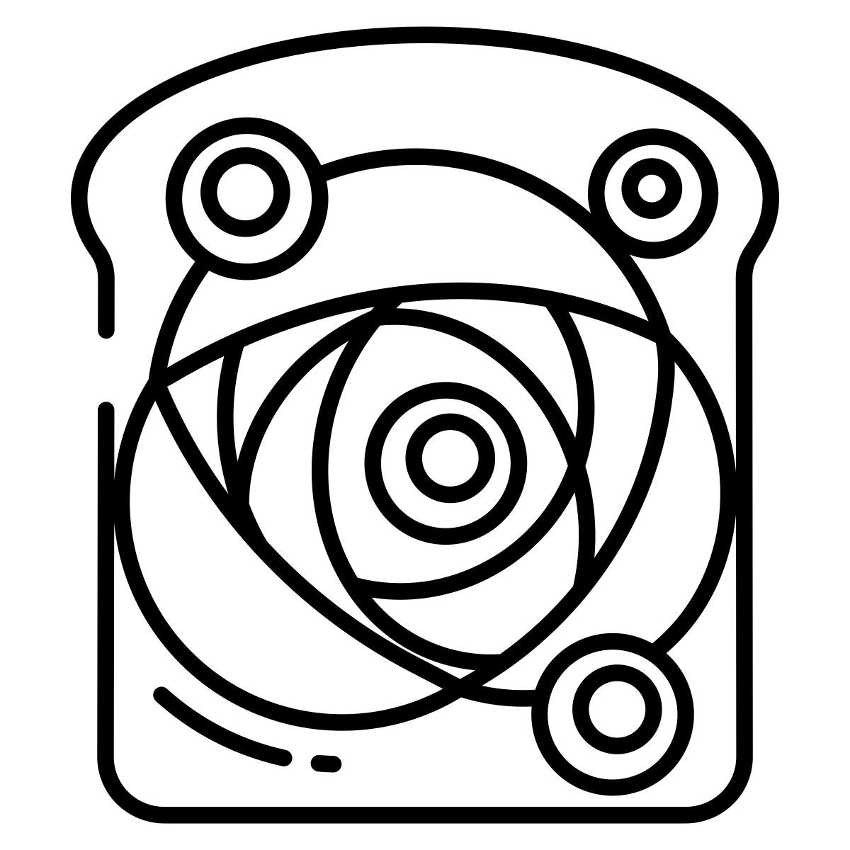 avocado and rose icon