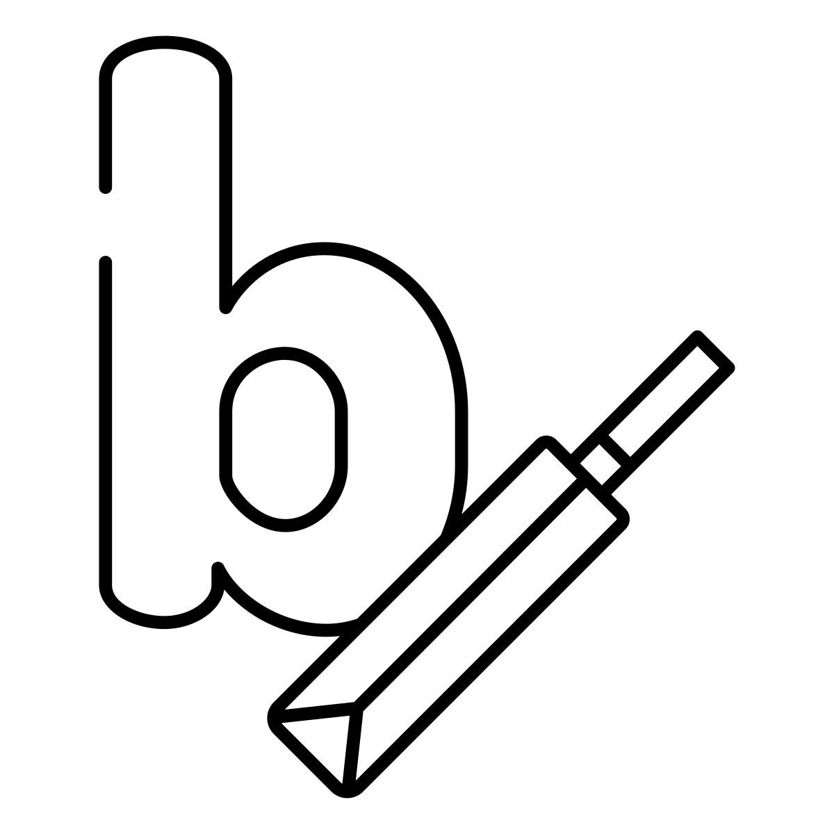 b icon
