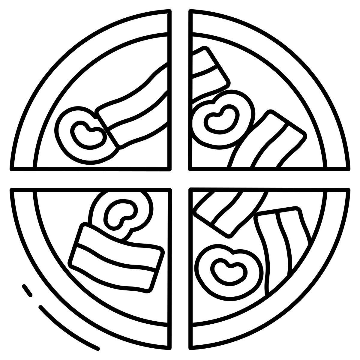 bacon pizza icon