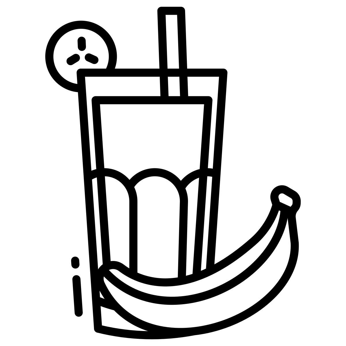 banana juice icon