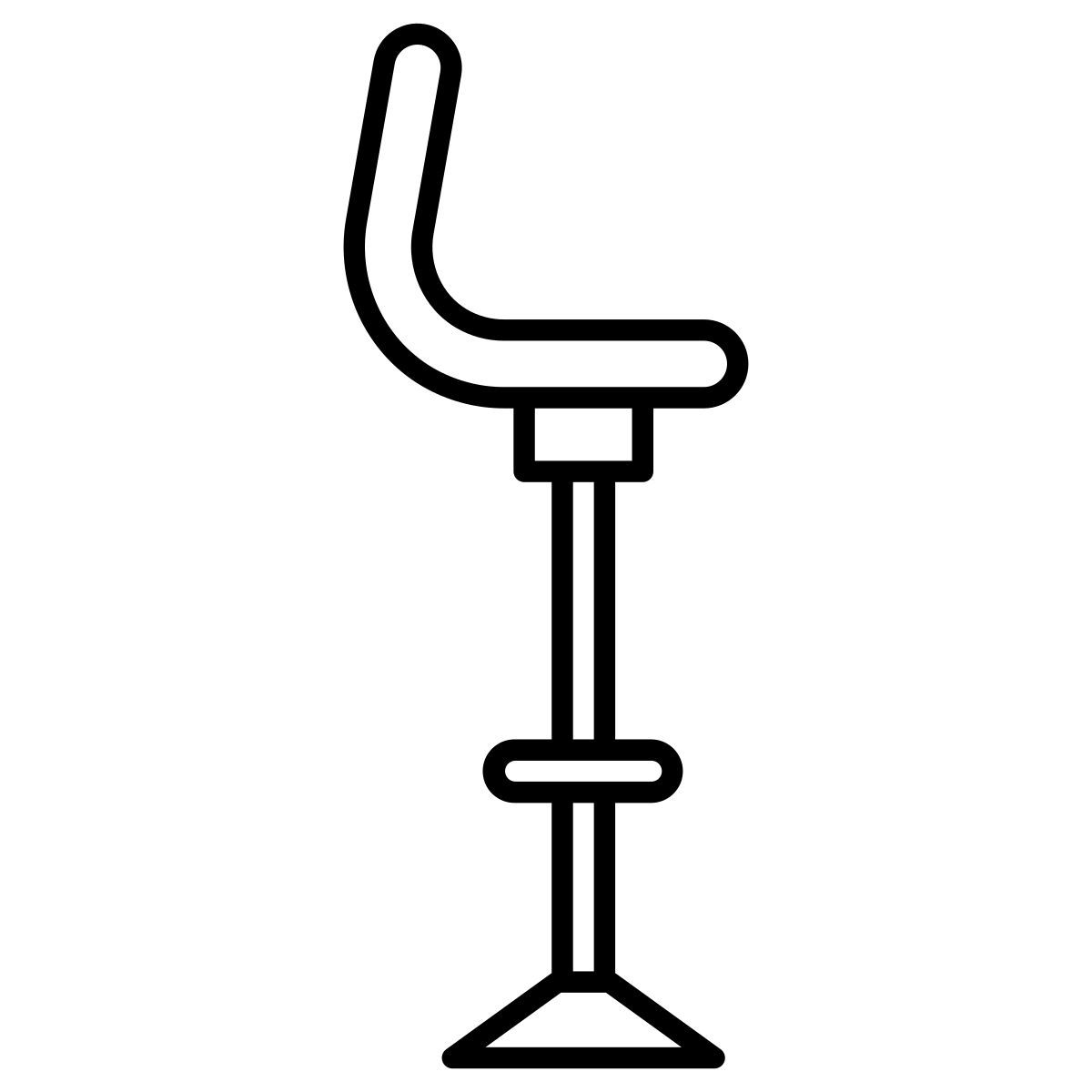 bar chairs icon