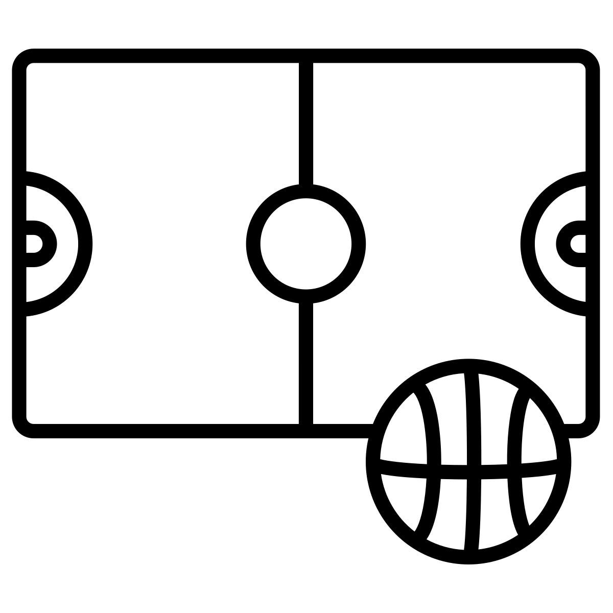 basketball court icon