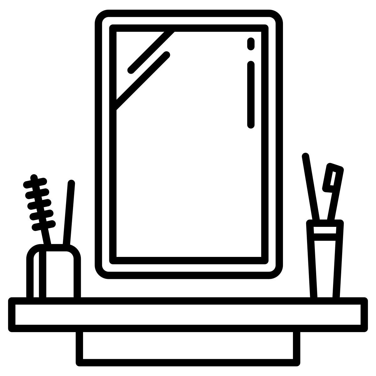 bathroom mirror icon