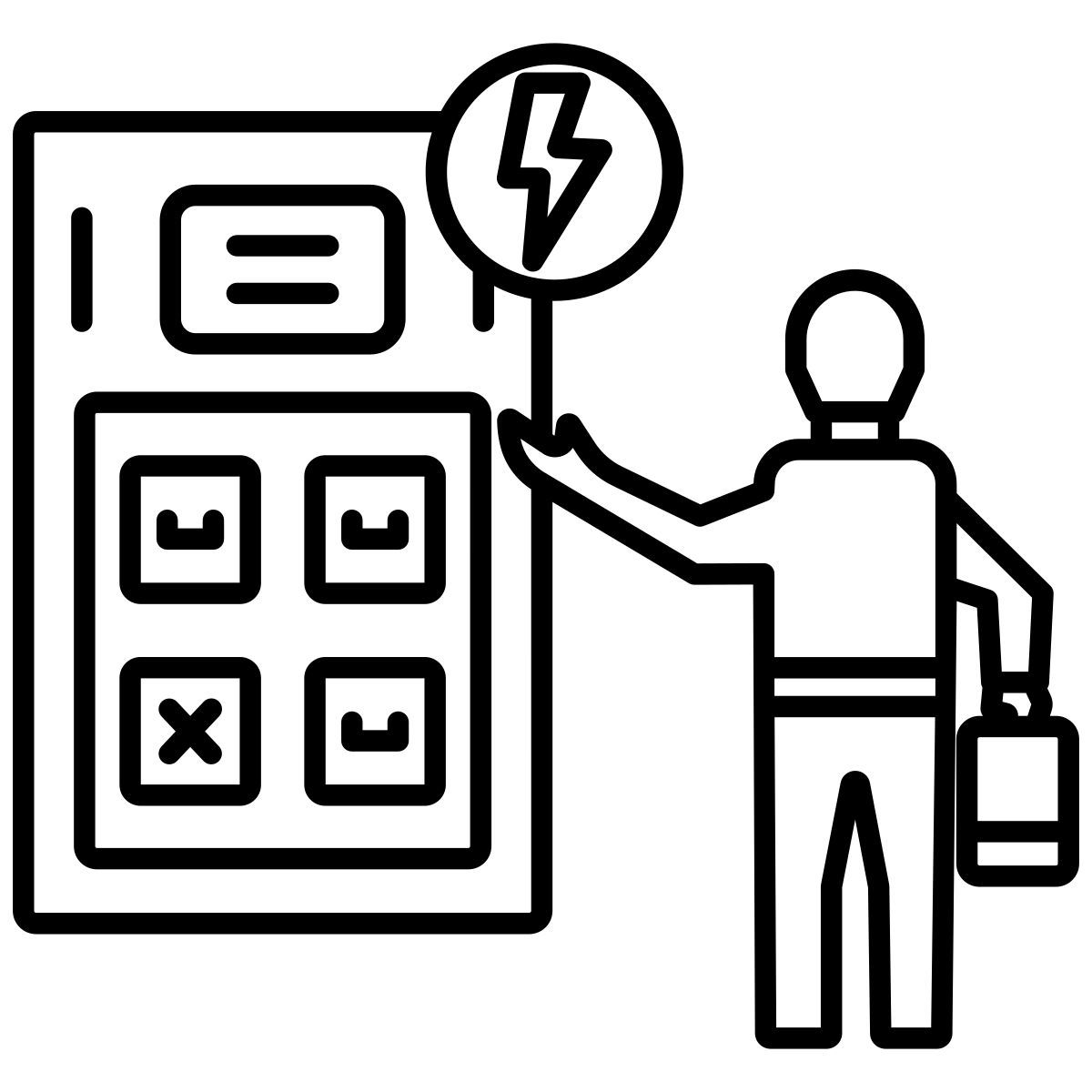 battery swapping station icon