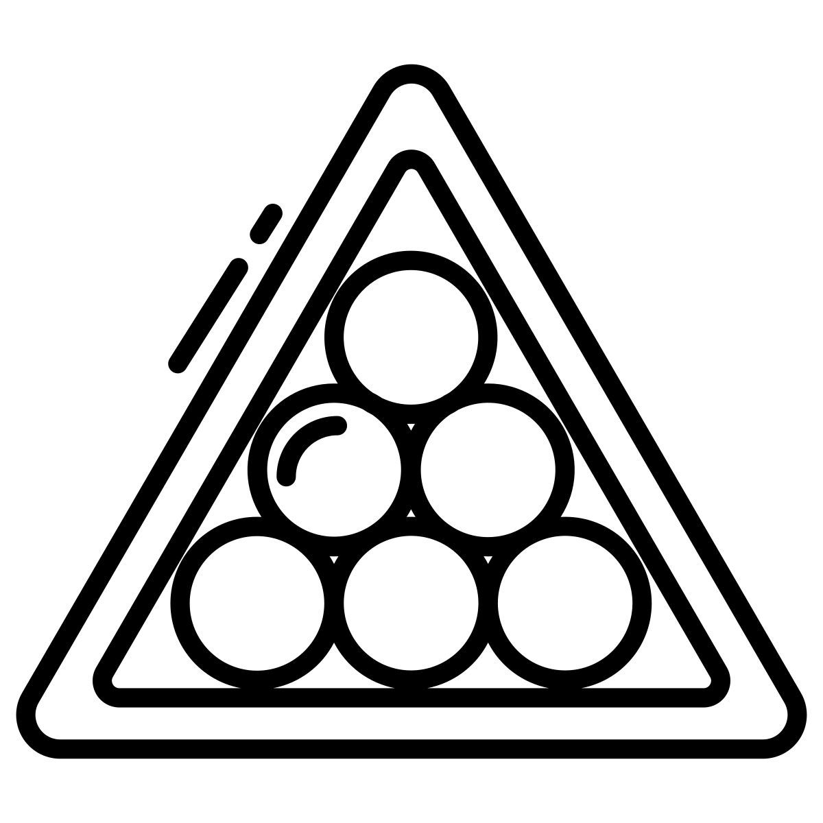 billiards set icon