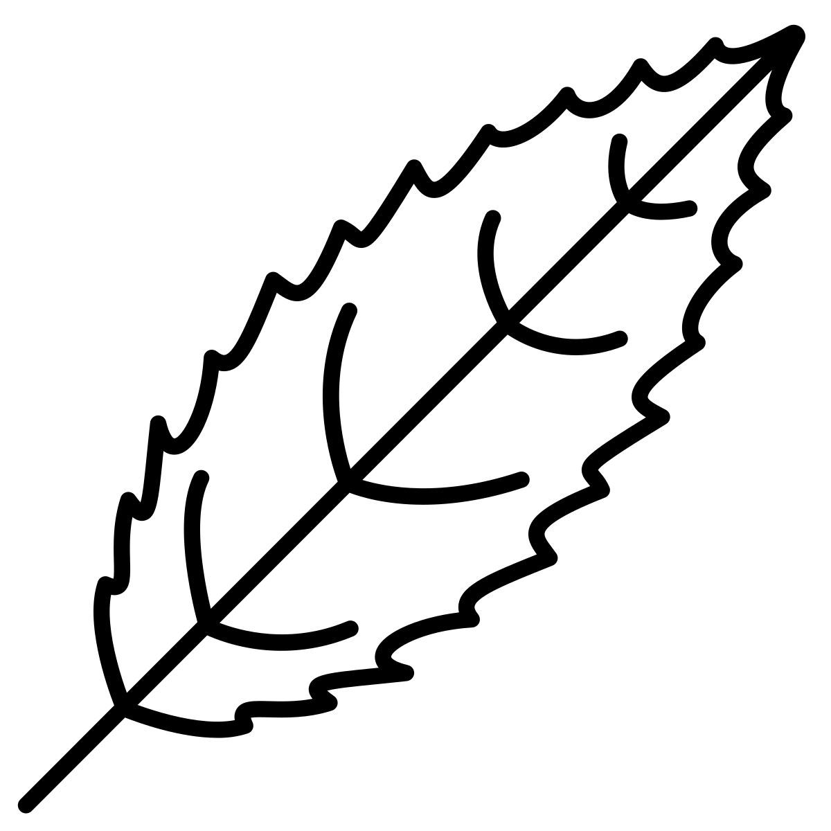 black cherry leaf icon