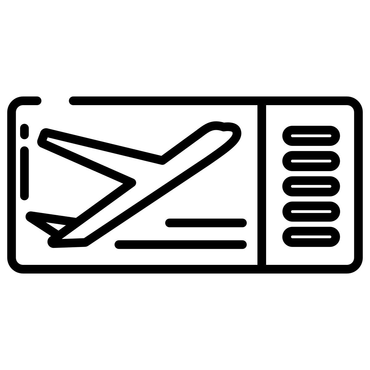 boarding pass icon