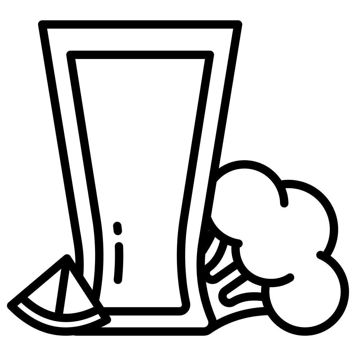 broccoli and lime juice icon