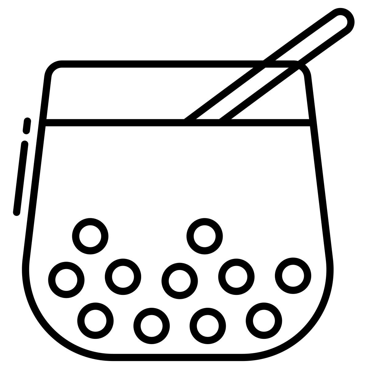 bubble milk tea icon