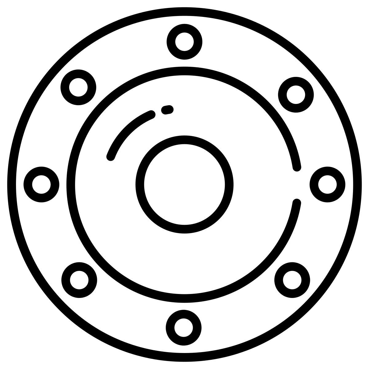 buckler metal shield icon