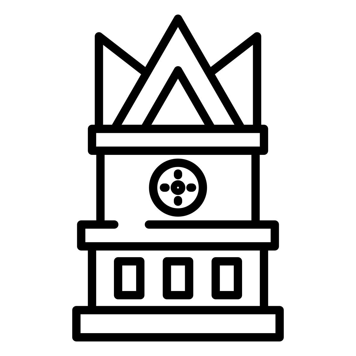 bukit tinggi clock tower icon