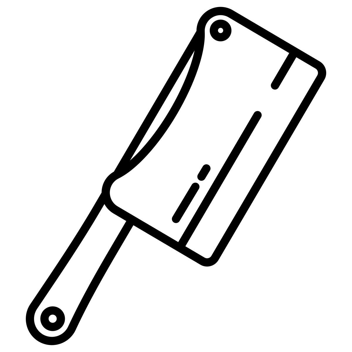 cuchillo de carnicero icon