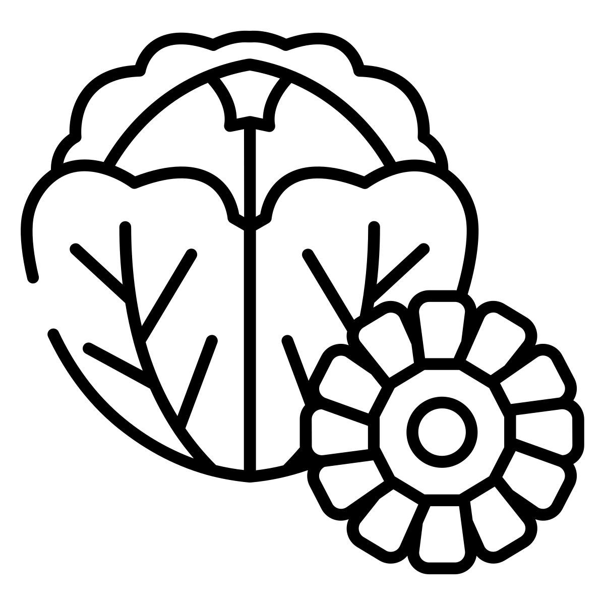 cabbage and corn icon