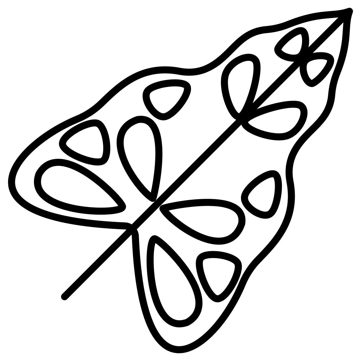 caladium leaf icon
