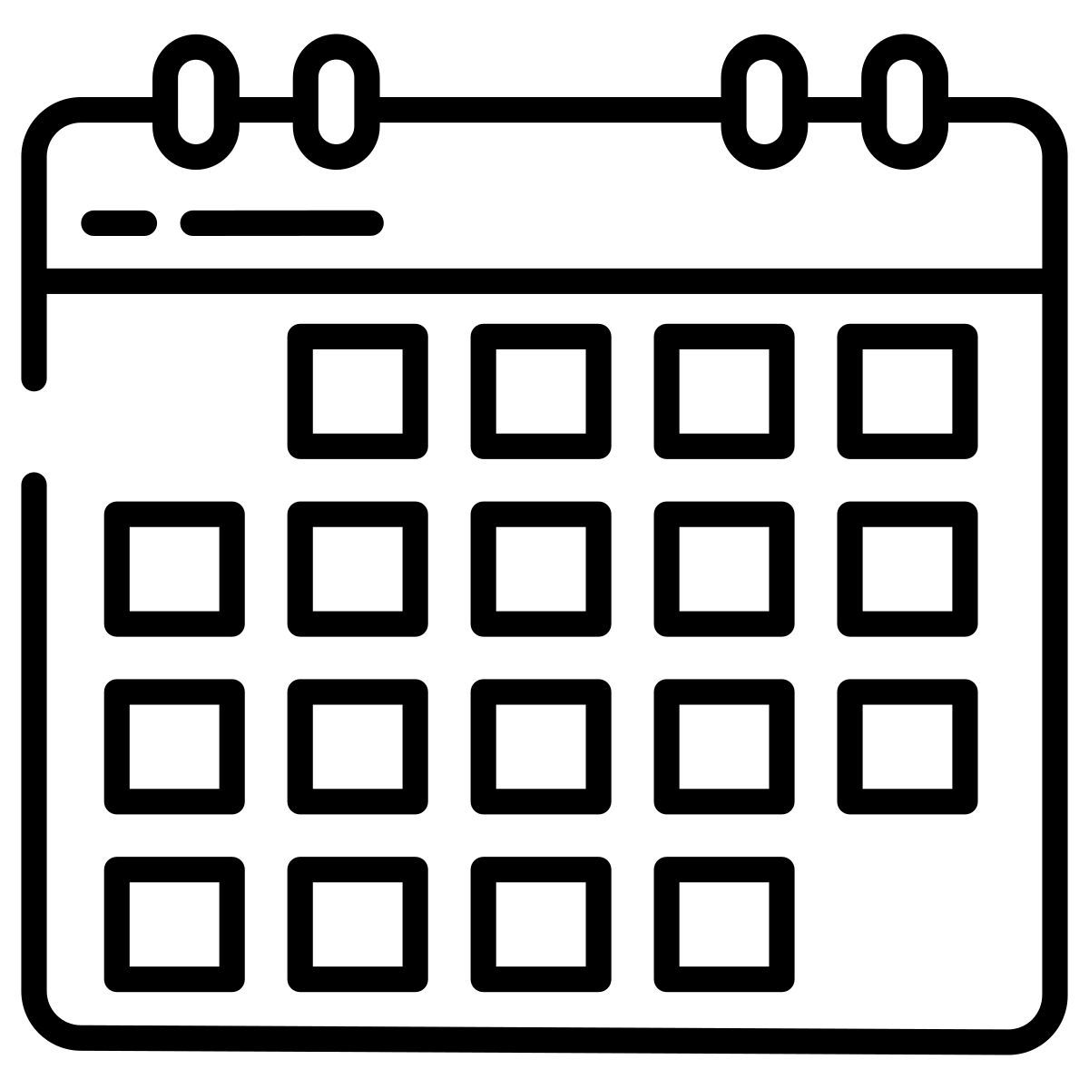 calendar icon