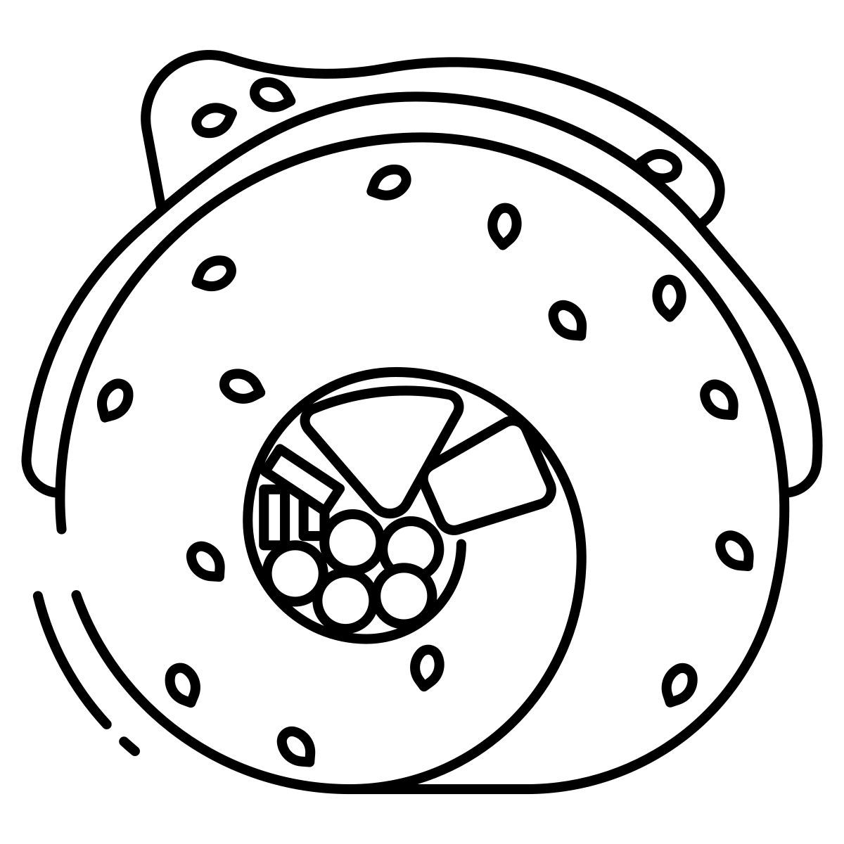 california roll sushi icon