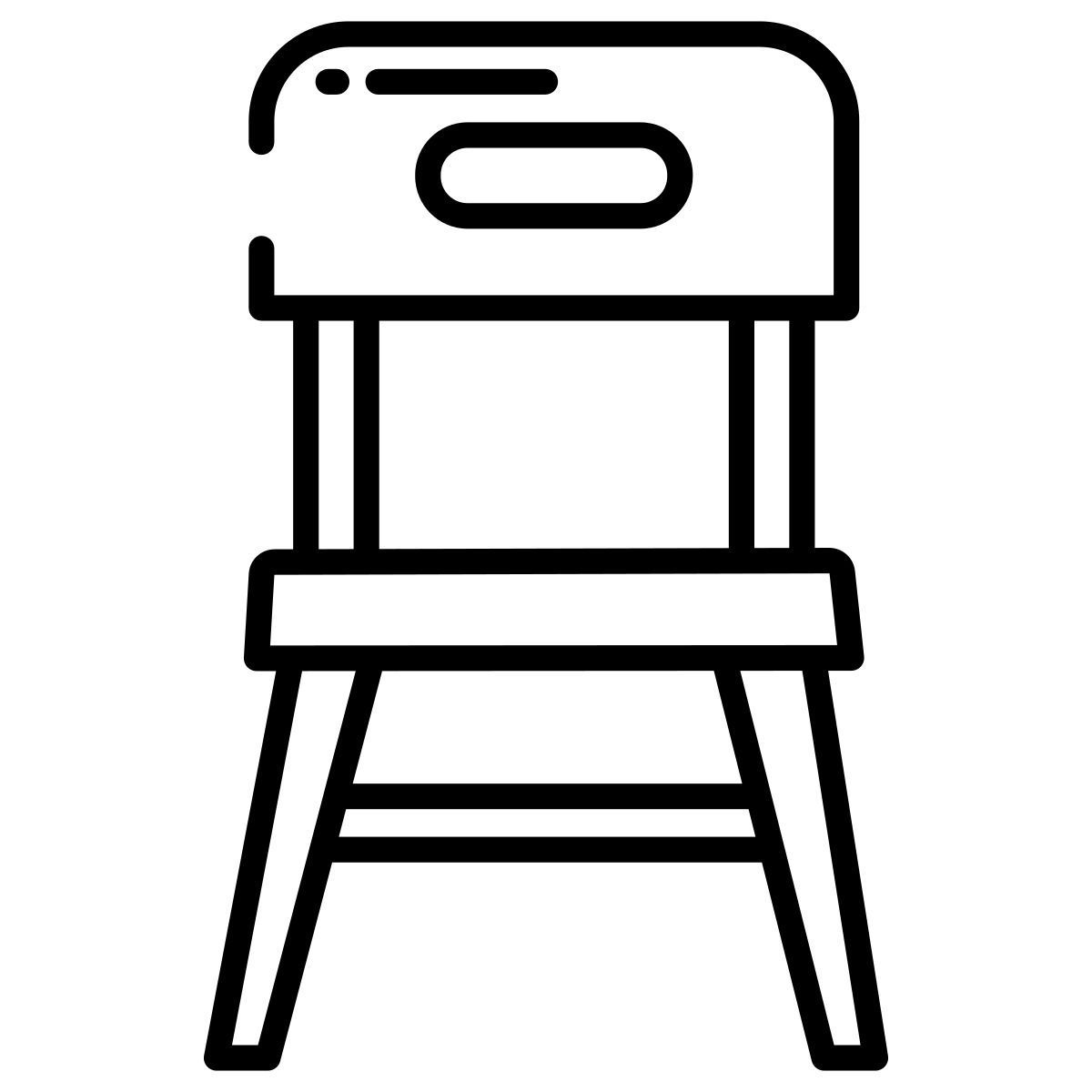 camping chair icon