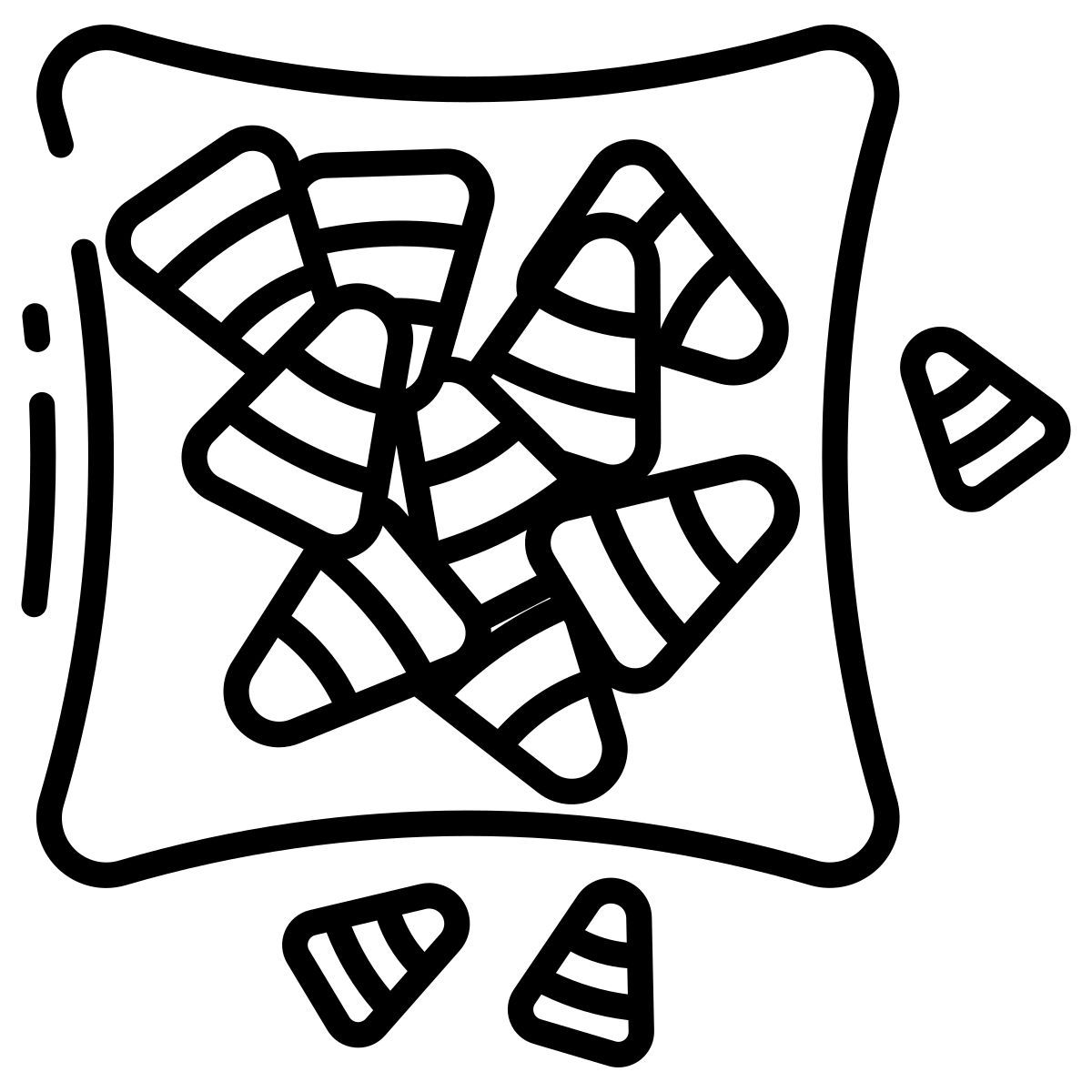 candy corn icon