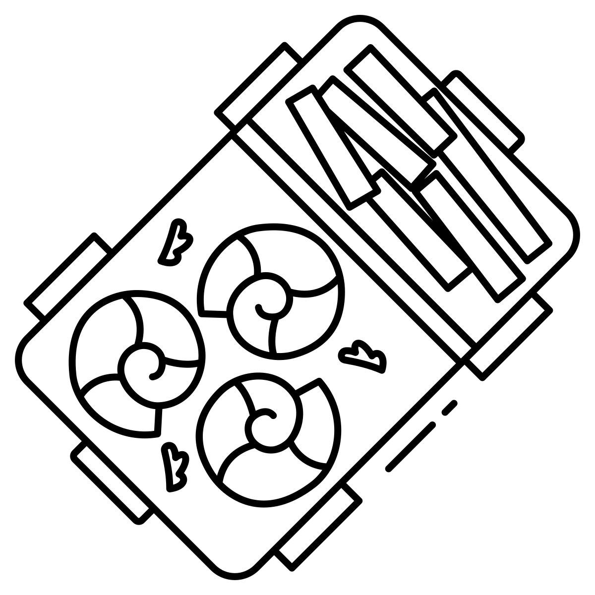 carrot slices icon