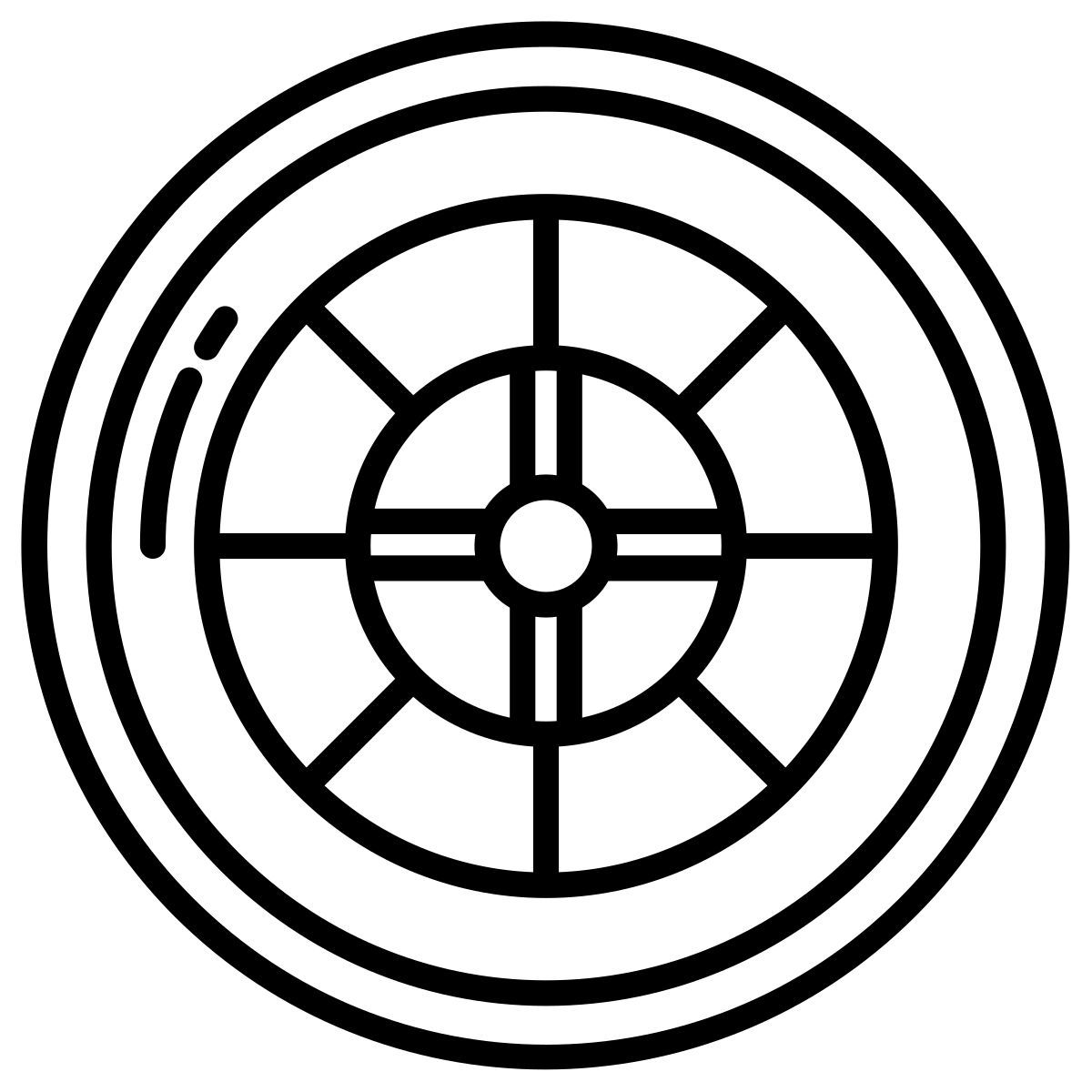 casino roulette icon