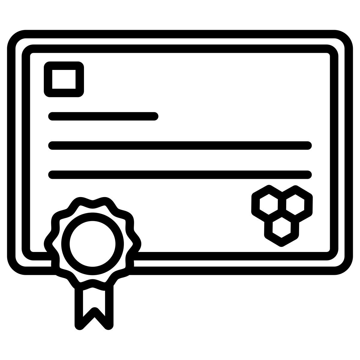 certificate icon