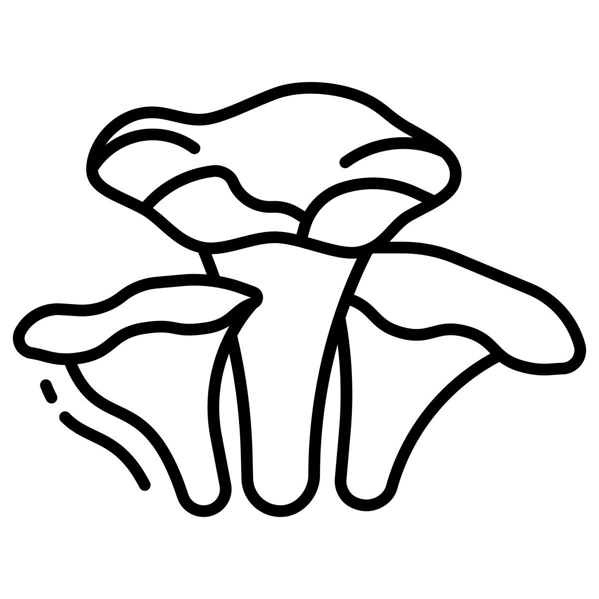 chanterelle mushrooms icon