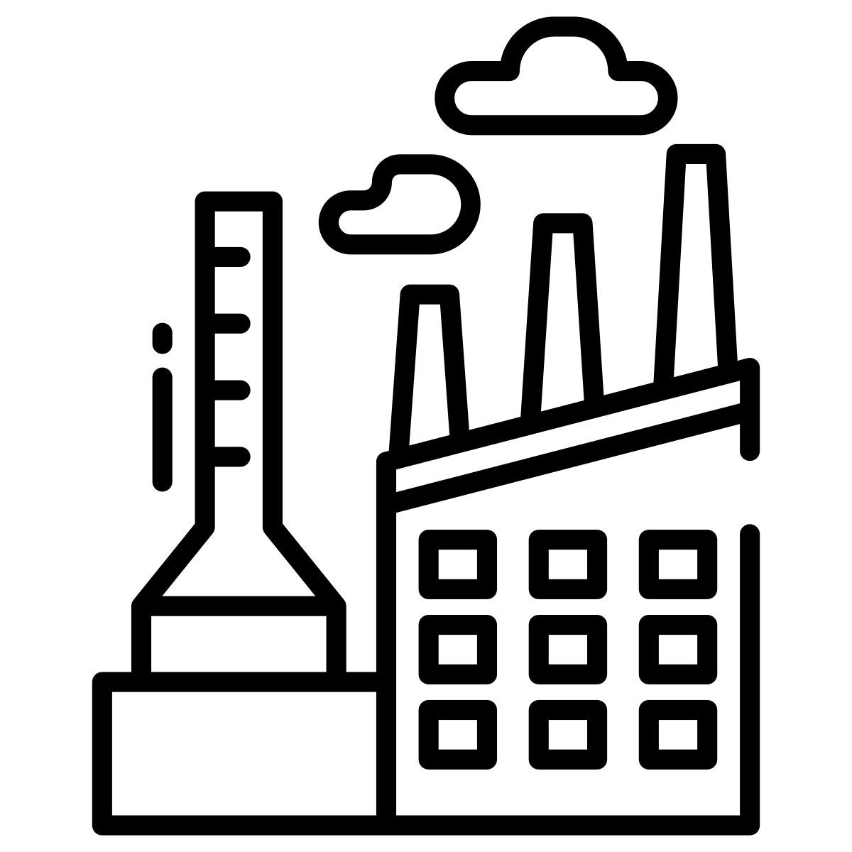chemical factory icon