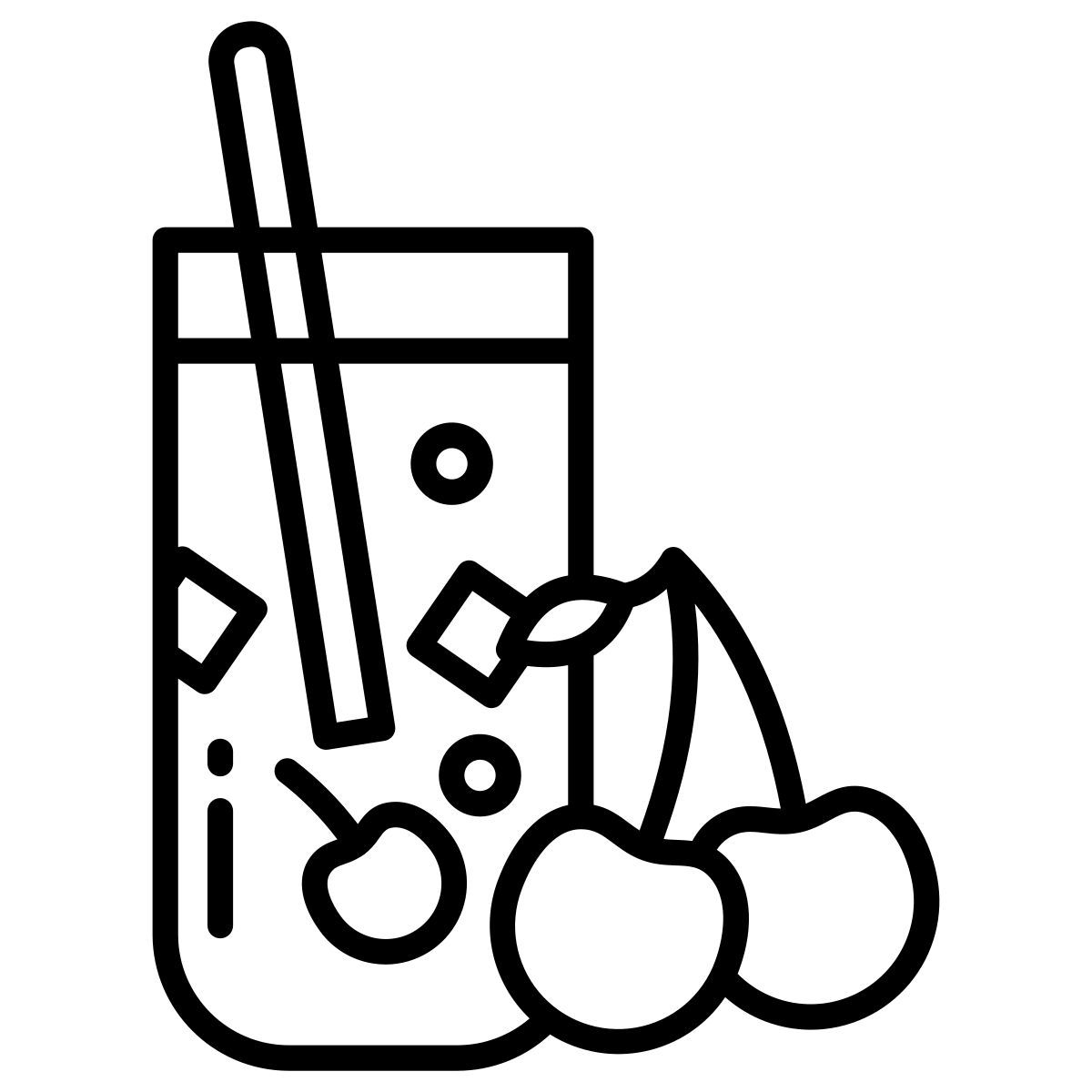 cherry juice icon