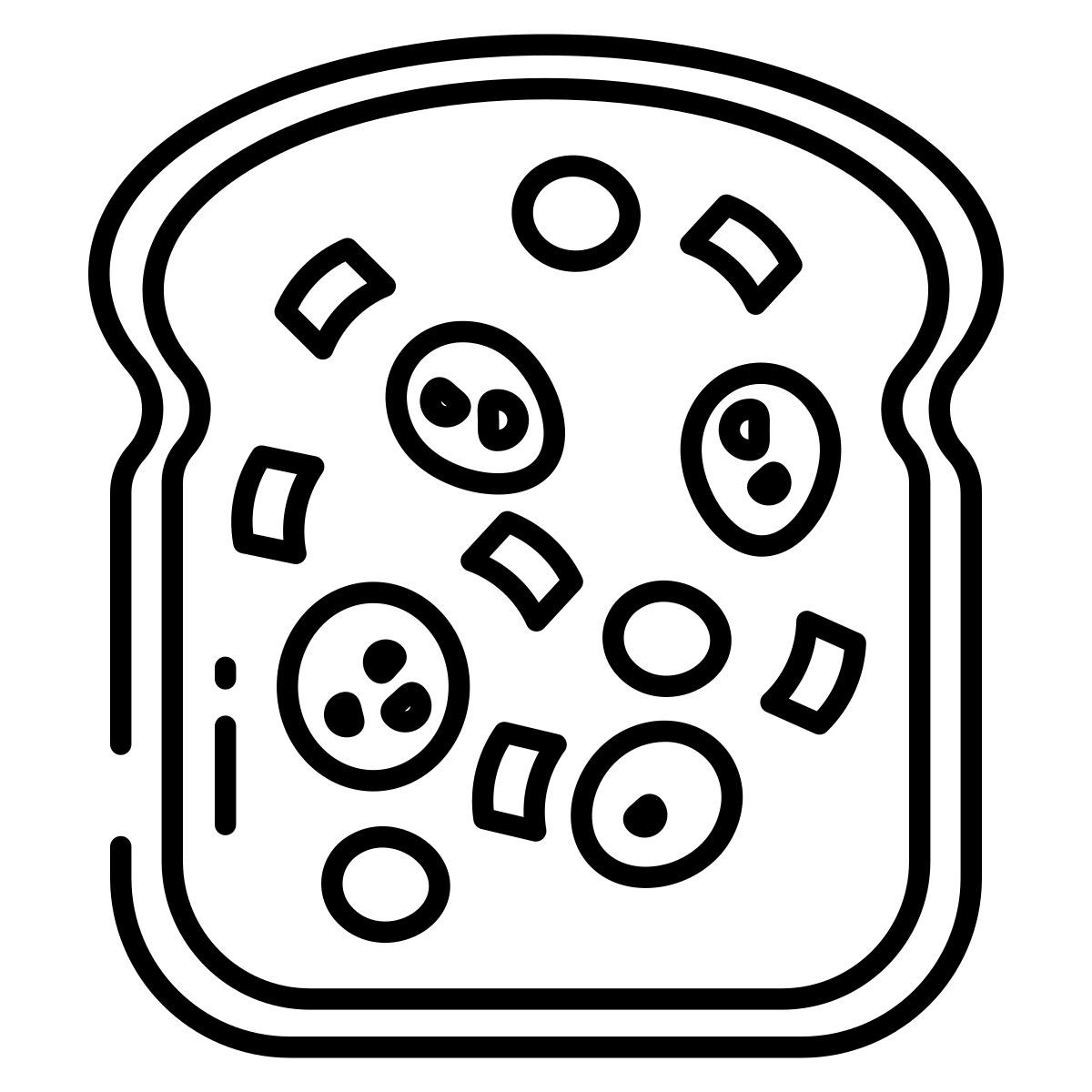 tostada de queso y chile icon