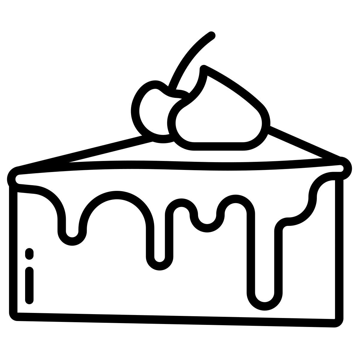 chocolate cake icon