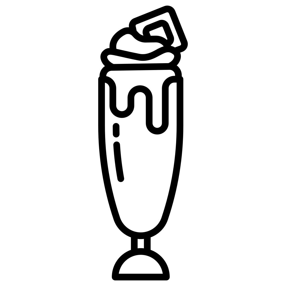 chocolate milkshake icon