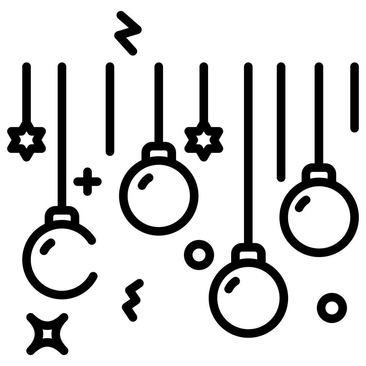 christmas balls icon