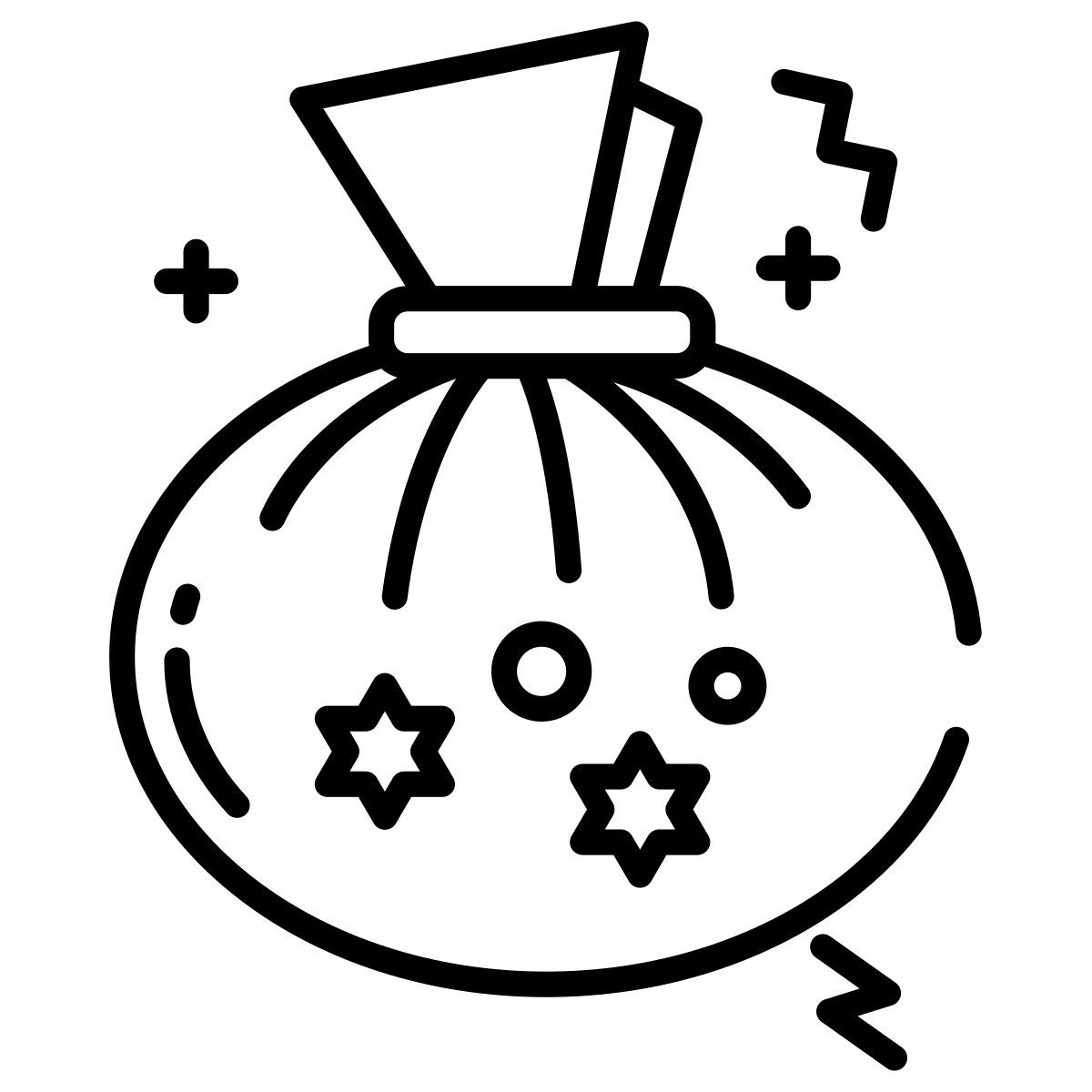 christmas sack icon