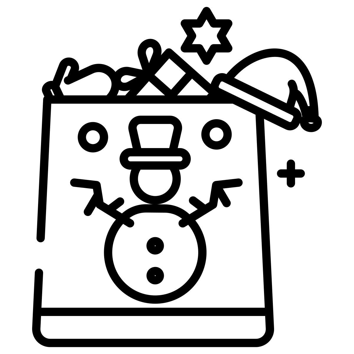 christmas shopping icon