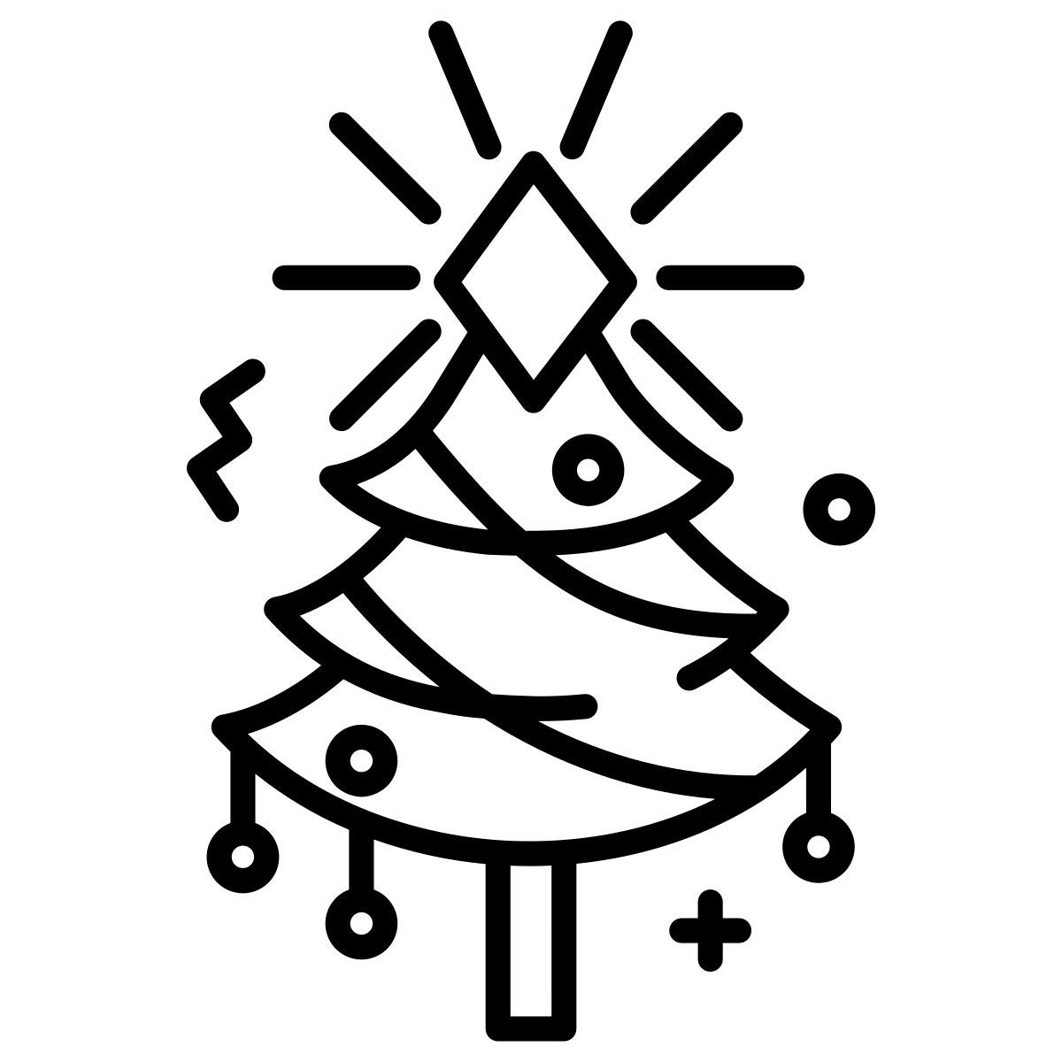christmas tree icon