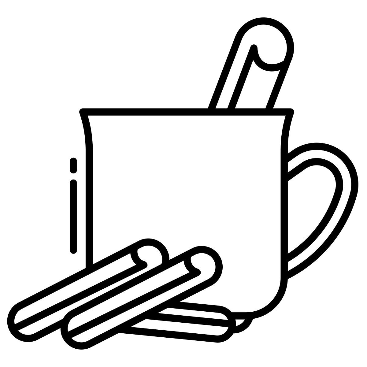 cinnamon tea icon