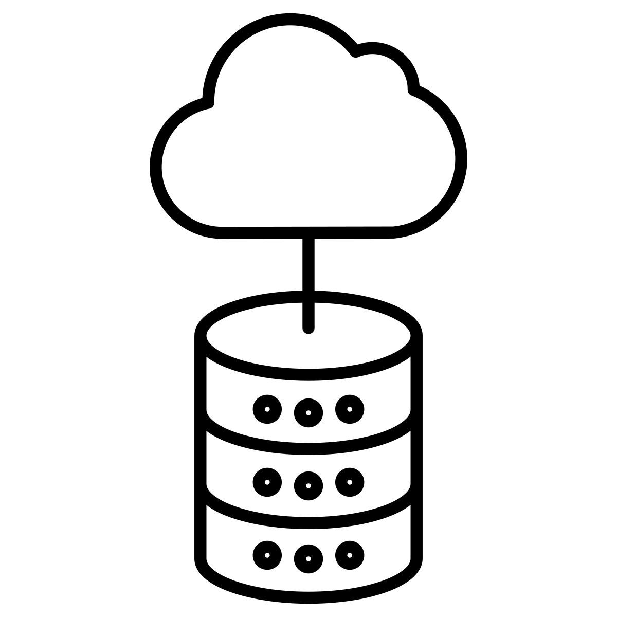 stockage en nuage icon