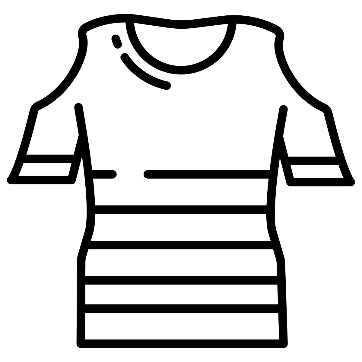 cold shoulder top icon