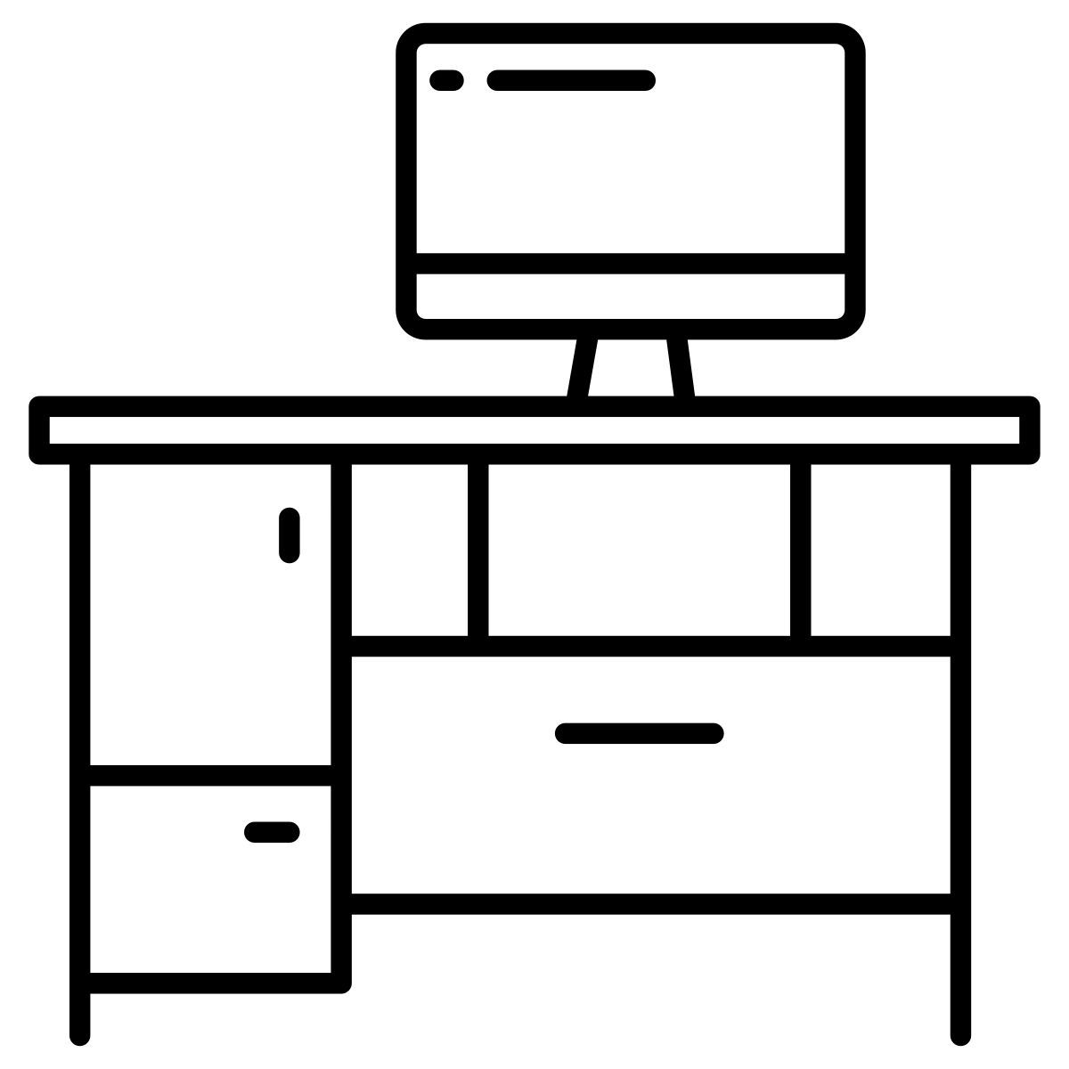 Mesa de computador icon