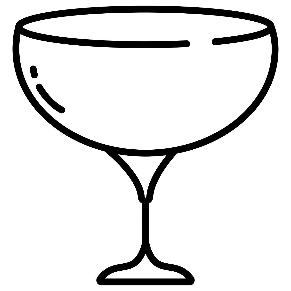 coupe glass icon