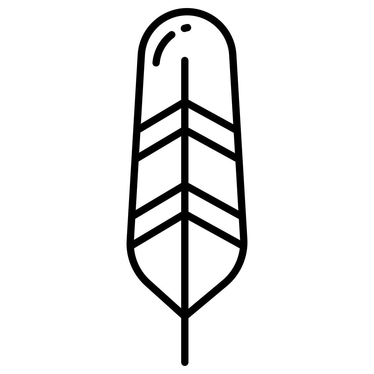 crane feather icon