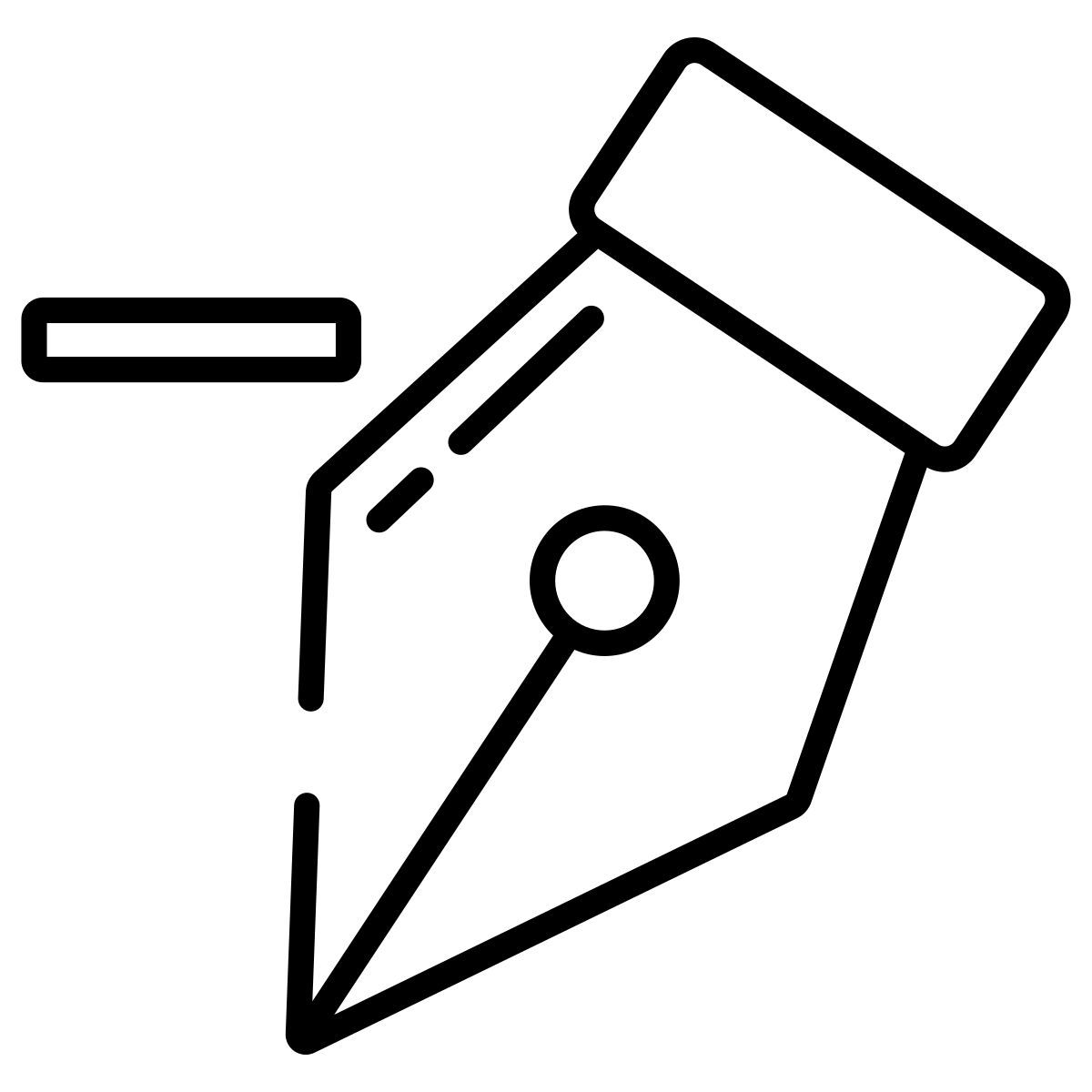 delete anchor point icon