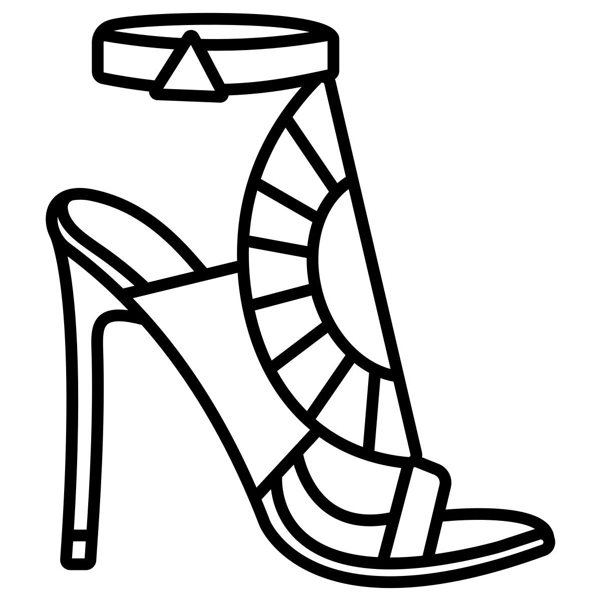 designer high heel icon