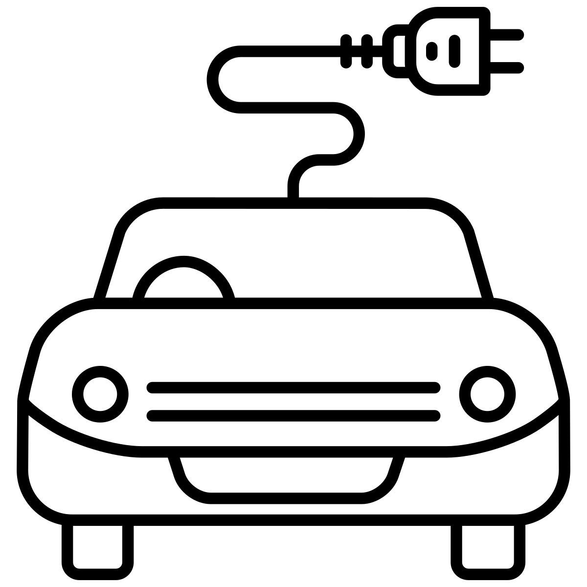 ev car plug icon