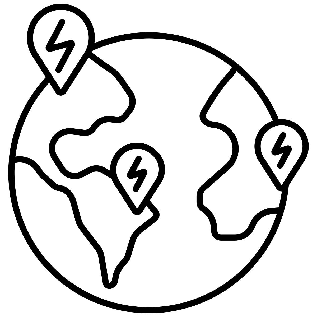 ev earth icon