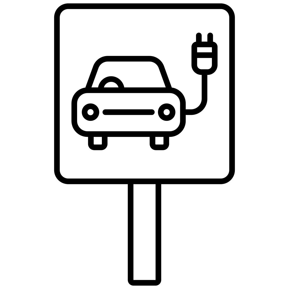 ev station board icon