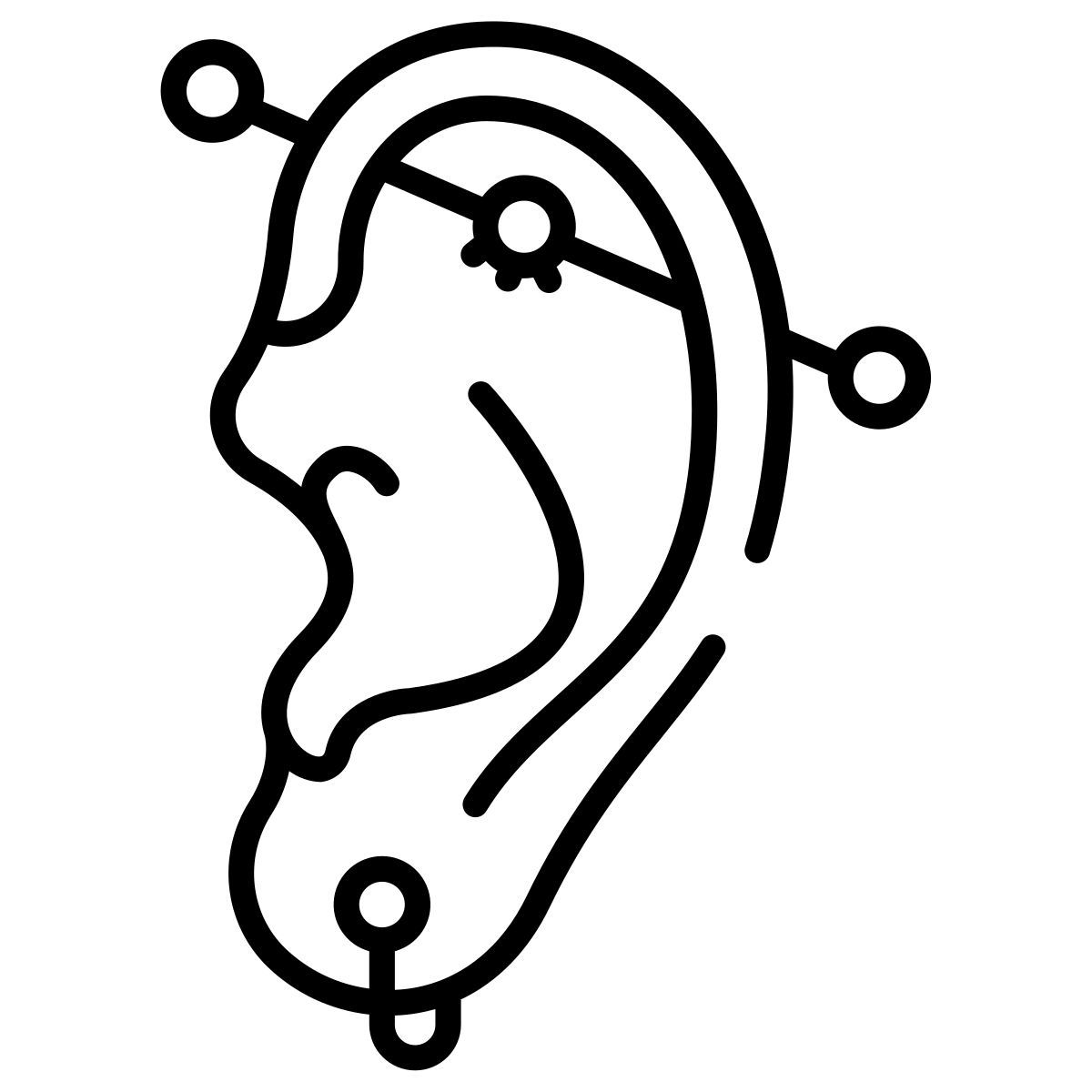 ear piercing icon