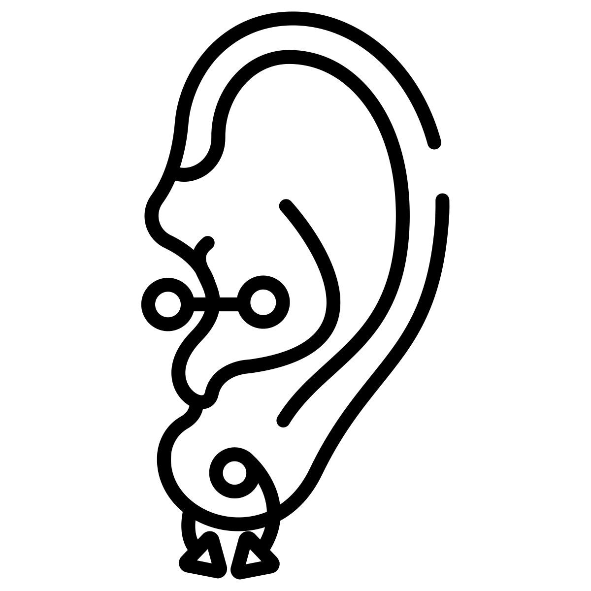 ear piercing icon
