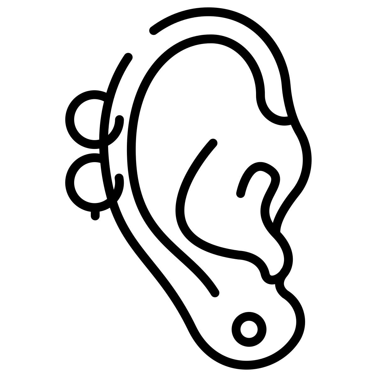 ear piercing icon