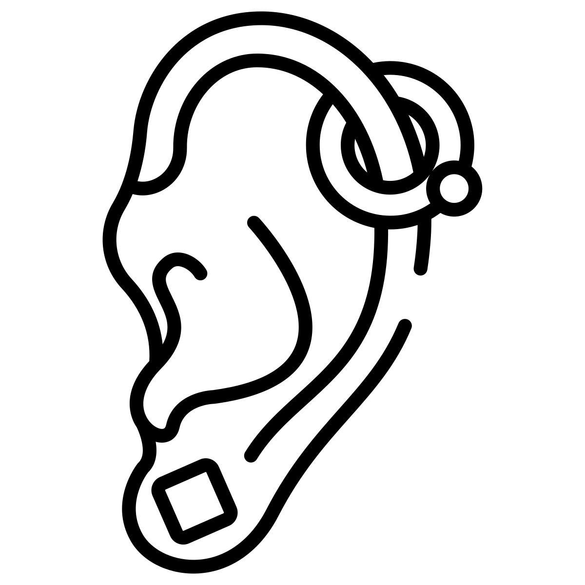 ear piercing icon